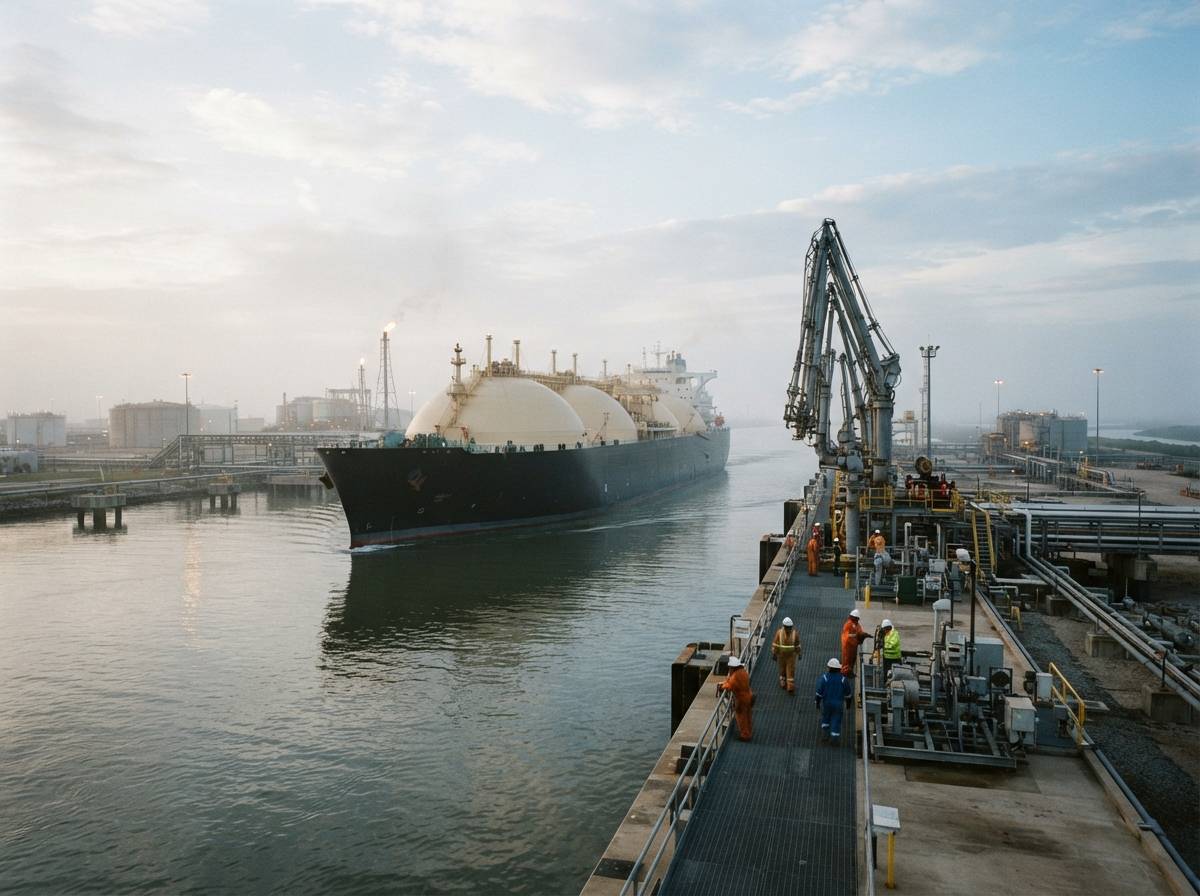 US natural gas fund units fell 3.64% as tariff barriers and China’s shifting LNG demand cloud the return of American exports.